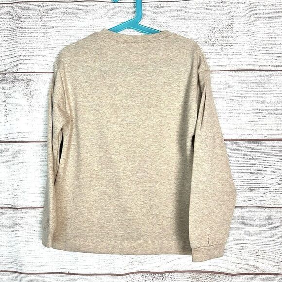 NWT Girls Mayoral Lets Enjoy Sweatshirt Beige Sequins Embroidery sz 9 (134 cm) - Picture 9 of 15
